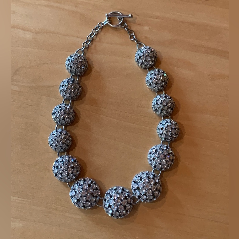 Ann Taylor Rhinestone Necklace - Picture 5 of 6